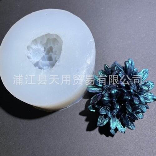 Flower Silicone Mold DIY Car Decorations and Ornaments 15-882