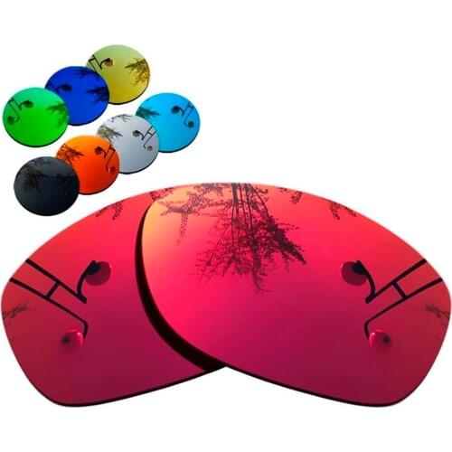 100% Precisely Cut Polarized Replacement Lenses for Pit Bull Sunglasses Magenta Red Mirrored Coating Color- Choices