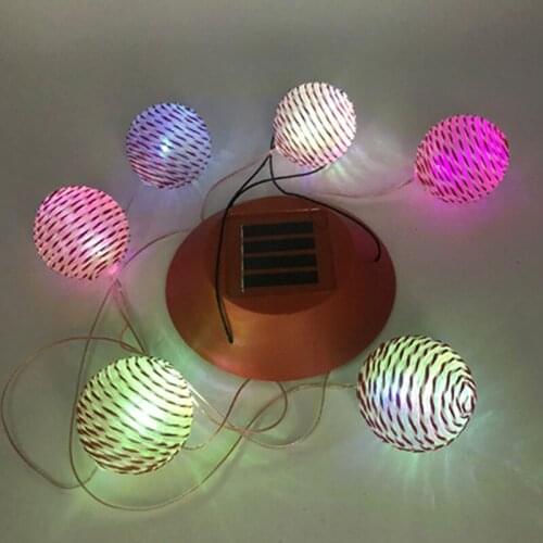 Led Solar Light Outdoor Lighting Solar Wind Chime Garden Solar Lights Colorful Gradient Christmas Decoration Waterproof Lamps