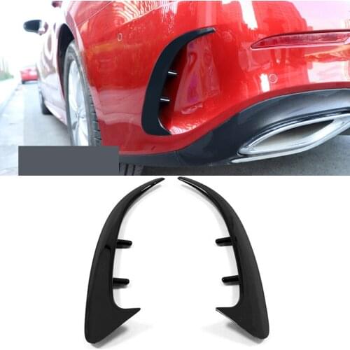 Only for Sedan Sport Model !! ABS Auto Car Accessories Rear Fog Light Lamp Cover Trim for Mercedes-Benz A-Class V177 2019 2020
