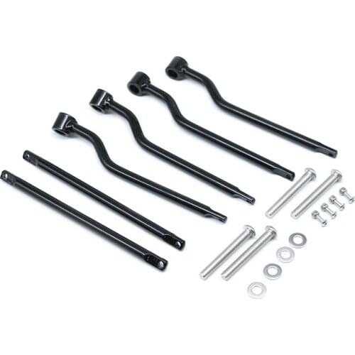 Black /chrome Universal Motorcycle Saddle bag Support Bars Mounts Bracket Kit Cruiser Chopper Cafe Racer Old School Bobber