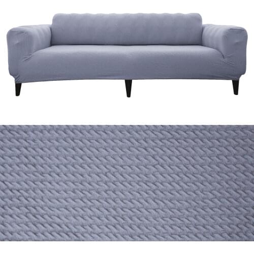 Jacquard Elastic Stretch Sofa Cover Spandex Plain Couch Covers for 3 Seater Universal Sofas Sectional Livingroom