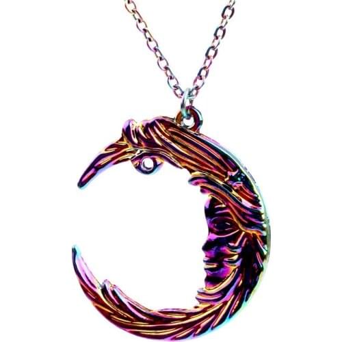 1Pc Metal Moon And Star Charms Necklaces Making Handmade Women Unisex Gift Jewelry Dropshipping