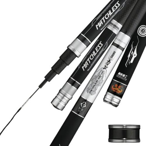 3.6m -7.2m Taiwan Fishing Rod Carbon Fiber Telescopic Fishing Canne 28 Tune Carp Wedkarstwo Olta Spinning Cane Fishing Gear