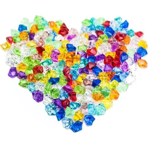 50PCS Plastic Crystal 25*18mm Acrylic Crystal Diamond Pawn Irregular Stone Party & Holiday DIY Decorations