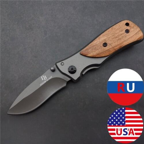 5CR15MOV pocket folding knife, camping, mountaineering life-saving knife, outdoor survival tool knife,can open canned food
