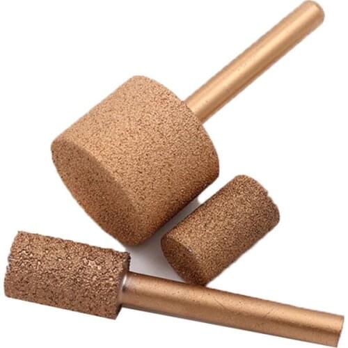 12-25MM Brazed Diamond Grinding Head Burrs Carving Peeling Bits For Jade Stone Concrete Ceramic Cylinder