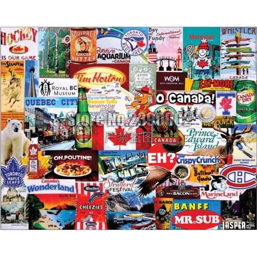 5D Diy Diamond Painting I Love Canada Cross Stitch Embroidery Wall Sticker Diamond Mosaic Food & Drink Christmas Painting Crafts