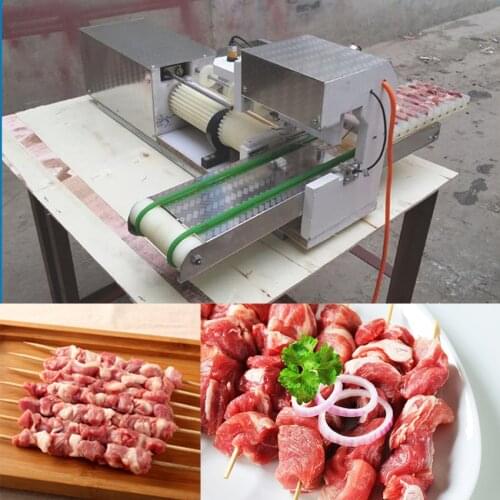 Commercial Good Price Free Shipping Automatic Souvlaki Meatchicken kebab skewer string machine for sale