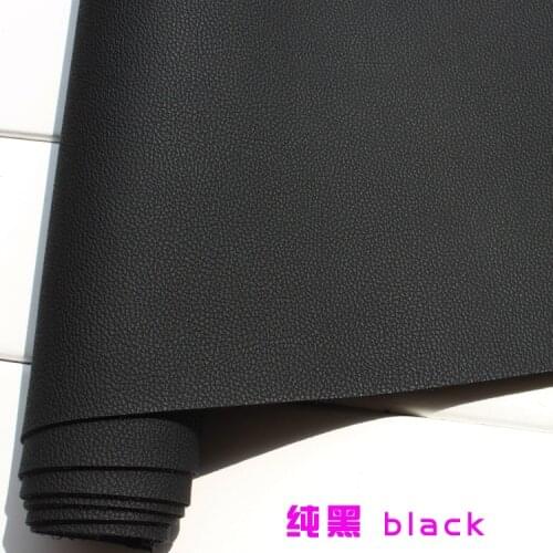 Black Faux Leather Fabric Imitation leather Car Interior Leather Sofa Pu Leather Sold Bty