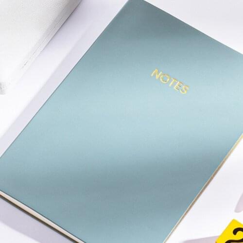 K92C B5 Planner PU Business Notepad Morandi PU Scetch Book Leather Writing Journal B5 Notebook Classic PU Cover for Gifts