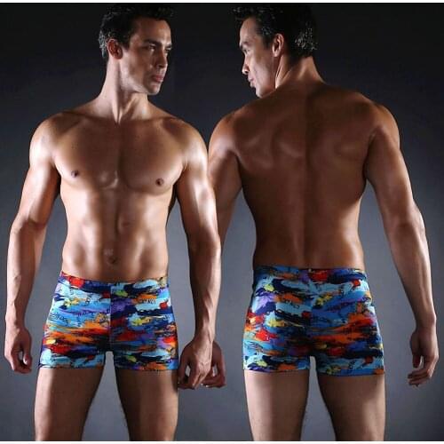 Mens Swim Shorts Racing Swimsuit Man Swimming Pool Trunks Briefs Breathable Surfing Swimwear Boxer Beach Pants Boy Beachwear