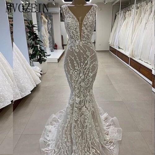 MVOZEIN V-neck Wedding Dresses