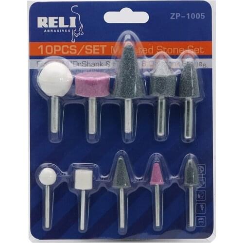 10pcs Nail Drill Bit Set For Manicure Silicone Diamond Metal Rotary Burr Milling Cutter For Removing Gel Varnish Pedicure