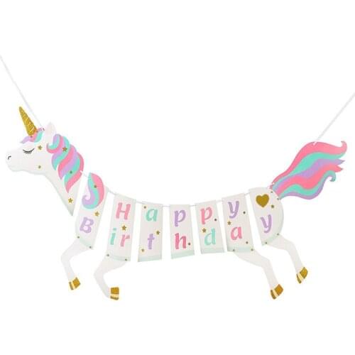 New Year 2020 Pink Unicorn Party Birthday Wedding Decorations Home Bedroom Decor Adult Kids