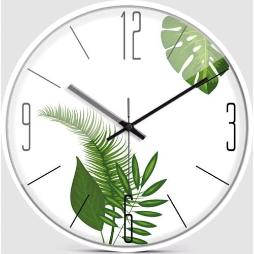 Simple Metal Nordic Office Wall Clock Silent Round Digital Wall Clock Modern Design Large Relogio De Parede Room Decor