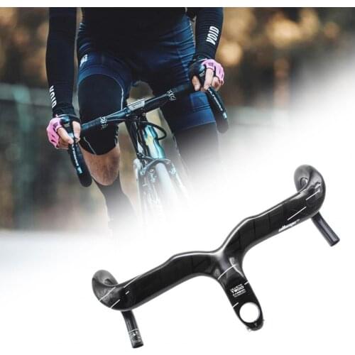 Carbon Fiber Bicycle Handlebar High Hardness Multi Colors Racing Drop Handles Bar Reduce Resistance Bent Bike Part Inner Routing