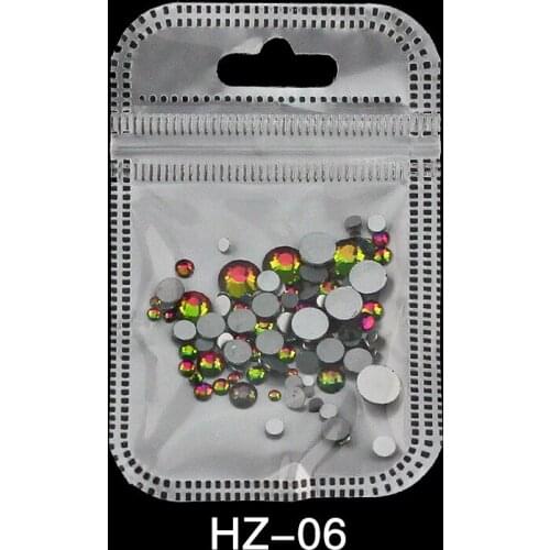 Nail Studs 3D non hotfix rhinestone 2mm/3mm/4mm Mixed 3D Nail Art Decorations Flatback Rhinestones 500PCS /lot