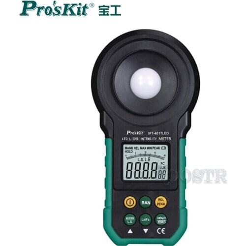 ProsKit MT-4617LED-C LED Illumination meter Lighting Measuring Instrument Photometer Metering Instrument Brightness Meter