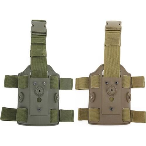 Tactical Leg Platform Device Quick Drop Leg Holster Outdoor Military Pistol Holster Paddle For Glock Beretta M9 Colt 1911 HK USP