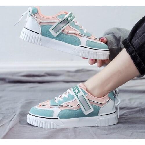 Nice Pop Women Shoes Canvas Shoes Wild Casual Womens Platform Shoes Spring Autumn Women Walking Shoes