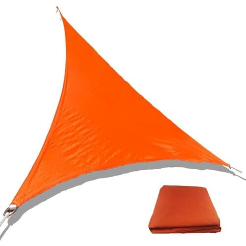High Quality Garden Courtyard Shade Sails Folding Poratable Camping Triangles Shade Sails Courtyard Sun Shield Sail Buckle Model
