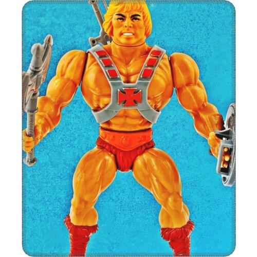Most Powerful Man In The Universe Funny Mouse Pad He Man Masters Of Universe Antislip MousePad Rubber PC Table Decoration Cover