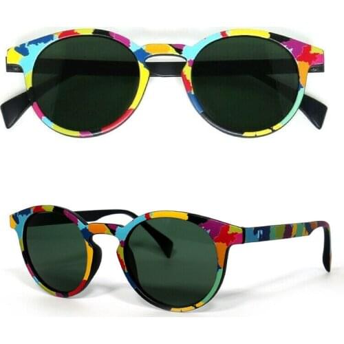 Womens Round Sunglasses for men Polarized Vintage 100% UV Protection Top Quality Lightweight Retro fashion sunglasses Black Grey