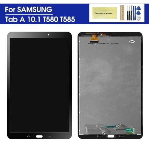 10.1'' LCD Display For Samsung Galaxy Tab A SM-T580 Screen SM-T585 LCD Matrix Touch Display T585 Digitizer Assembly Replacement