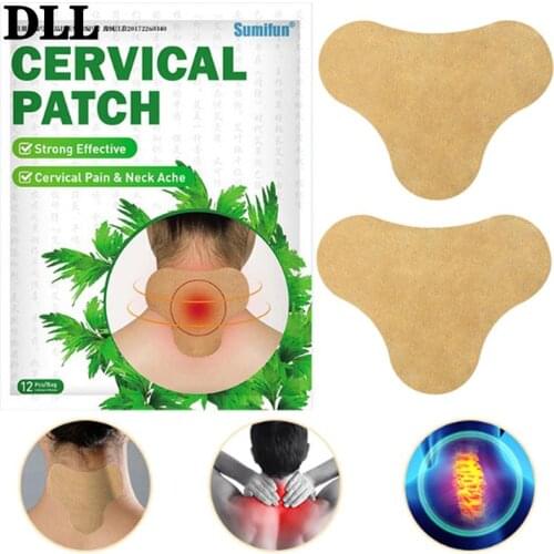 12pcs Wormwood Sticker Self Heating Warming Meridians Patches Knee Moxa Leg Pain Relief
