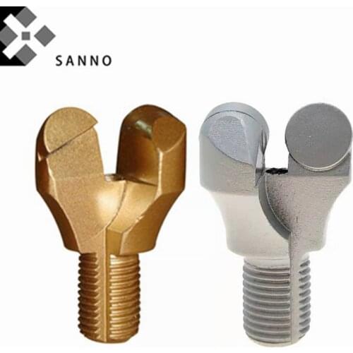 2pcs/lot PDC anchor shank drill bit 28 -32mm two wings coal mine anchor drill bits rock drag bit cutter for coal mining