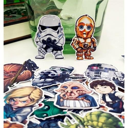 35 PCS New Anime cute shape robot warrior Paper Lable Stickers Crafts And Scrapbooking Decorative Sticker DIY Lovely Stationery