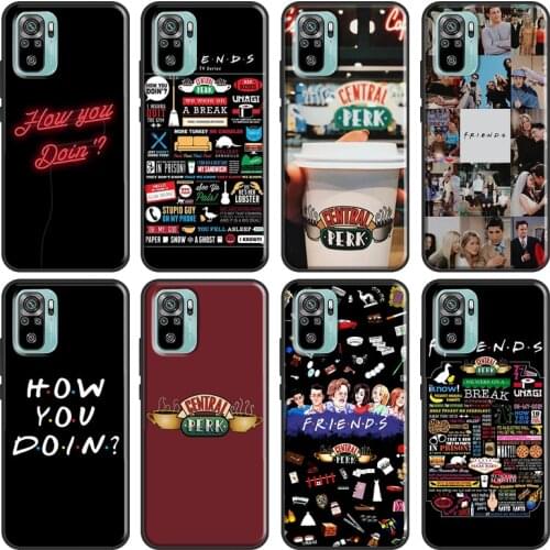 Central Perk Coffee Friends TV Show Case For Xiaomi Redmi Note 10 Pro 8 7 K40 8T 9S 9C 9A 8A 7A 9T Note 9 8 Pro Phone Cover