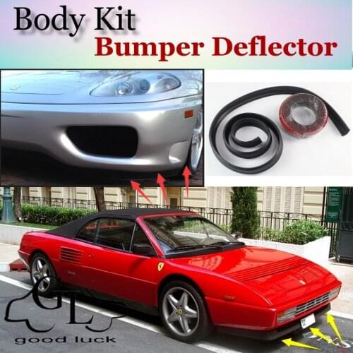 Bumper Lip Deflector Lips For Ferrari Mondial Front Spoiler Skirt For Car Lip Friends to Tuning View / Body Kit / Strip