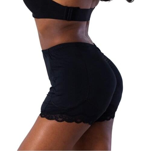 Women Padded Shaper Butt Lifter Panties Butt Enhancer Fake Hip Shapewear Brief Underwear Bottom Corset Shaping Plus Size S-6XL