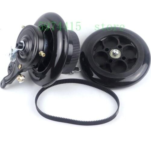 6 Inches PU Wheel 140mm Castor Wheel for Electric Scooter Easy Folding Scooter Electric Skateboard Bicycle Children Front Rear