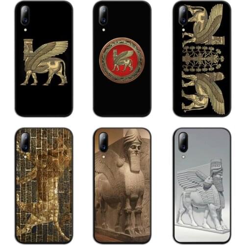 Lamassu Assyrian Winged Lion And Winged Bull Phone Case For Vivo Y91c Y17 Y51 Y67 Y55 Y7s Y81 Y19 Y97 Y93 V17 vivos5