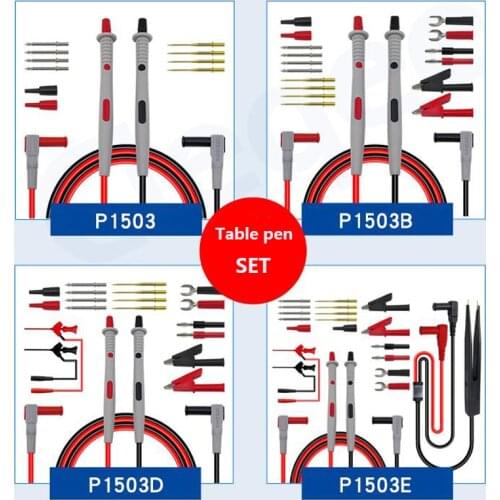Digital multimeter test lead set, auto repair tool circuit test line, multi-function safety probe kit