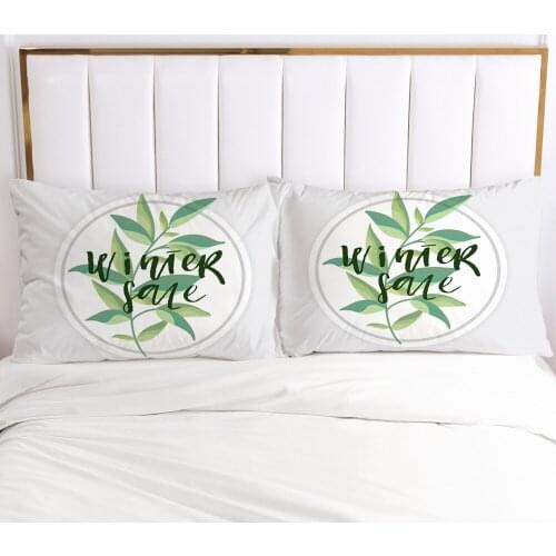 3D HD 1pc Pillow cover 50x75 50x70 50x80 Pillow case Bedding Pillowcase Pillowcover decorative for home nordic gray