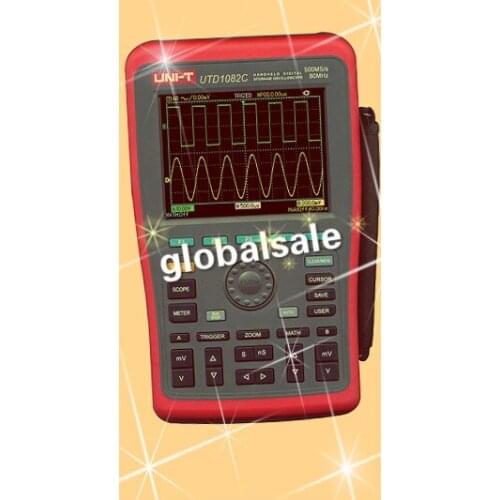 UTD1082C Handheld Digital Storage Oscilloscope 2 channel 80MHZ 500MS/s UTD-1082C