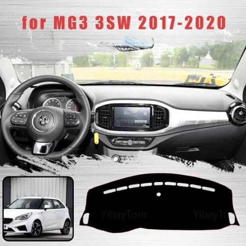 Car Dashboard Cover Dash Mat for MG3 3SW 2017-2020 Auto Non-slip Sun Shade Pad Carpet