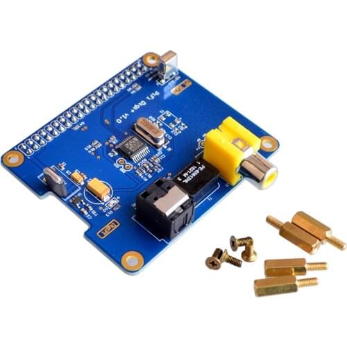 Raspberry Pi HIFI DiGi Digital Sound Card I2S SPDIF expansion board Digital Chip for Raspberry Pi 2/B+/A+ support Raspberry pi 3