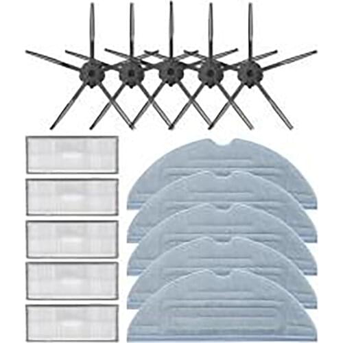 Side Brushes Filters Mop Cloth Filter Wipes Rag Cleaning Pad Comb for Roborock T7S T7S Plus S7 Sweeper Accessories