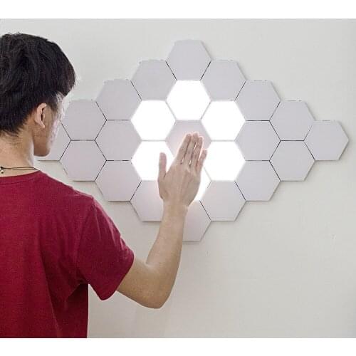 Modern LED Night Lights Quantum Modular Touch Light Sensitive Lighting Night Light Magnetic Bedside Decoration Led Wall Light