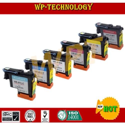 1Set Remanufactured Print Head For HP81 C4850A C4851A C4852A C4853A C4854A C4855A for Designjet 5000 5500PS HP5000 Printer