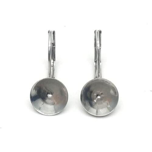 Earring Settings For 1088 Xirius Chaton SS39 For DIY Earrings Fittings Findings Jewelry Accessories