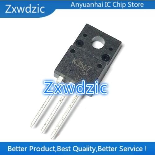 Zxwdzic 10pcs new imported original 2SK3567 K3567 TO-220F N Channel LCD TV Commonly Used 600V 14A