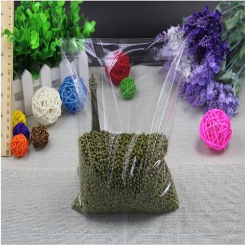 100 Pcs/Lot Resealable Cellophane OPP Poly Bags Self Adhesive Plastic Bag Self Adhesive Seal Bag Clear Resealable Cellophane