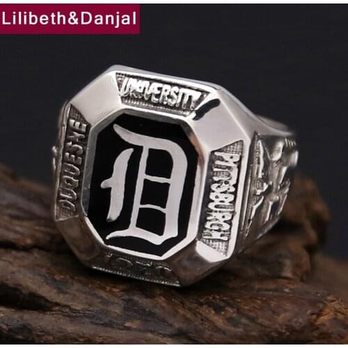 2017 Brand 925 Sterling Silver Ring Men Women Jewelry Vintage Vampire Finger Engagement Ring Gift Fine Jewelry R29