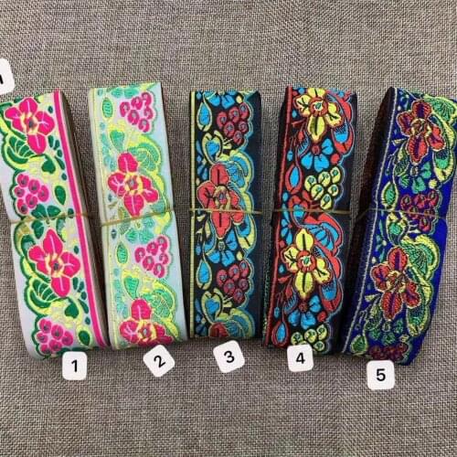 4cm/5cm nation style jacquard ribbon,XERY191202P